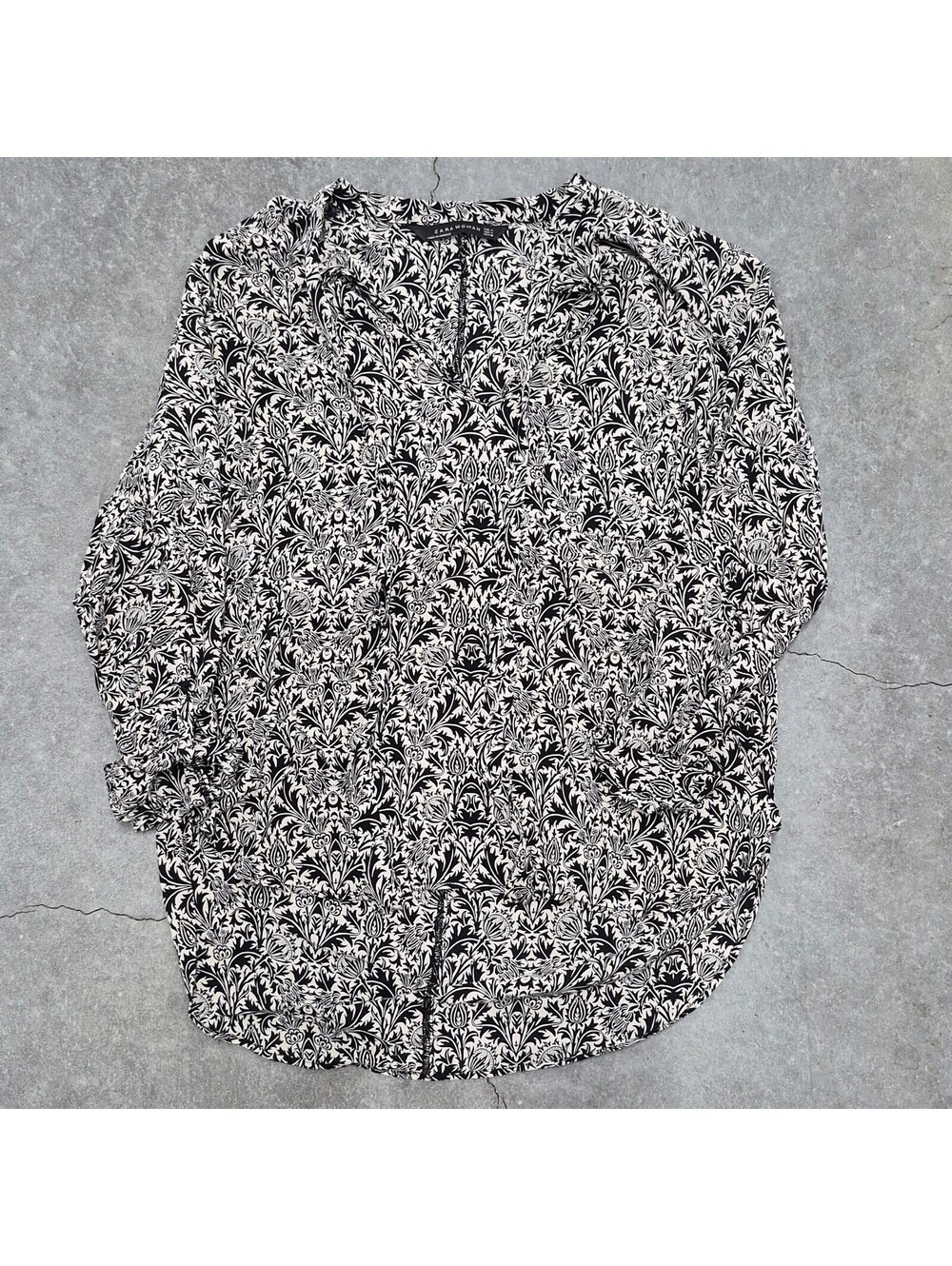 Zara Woman Floral Blouse